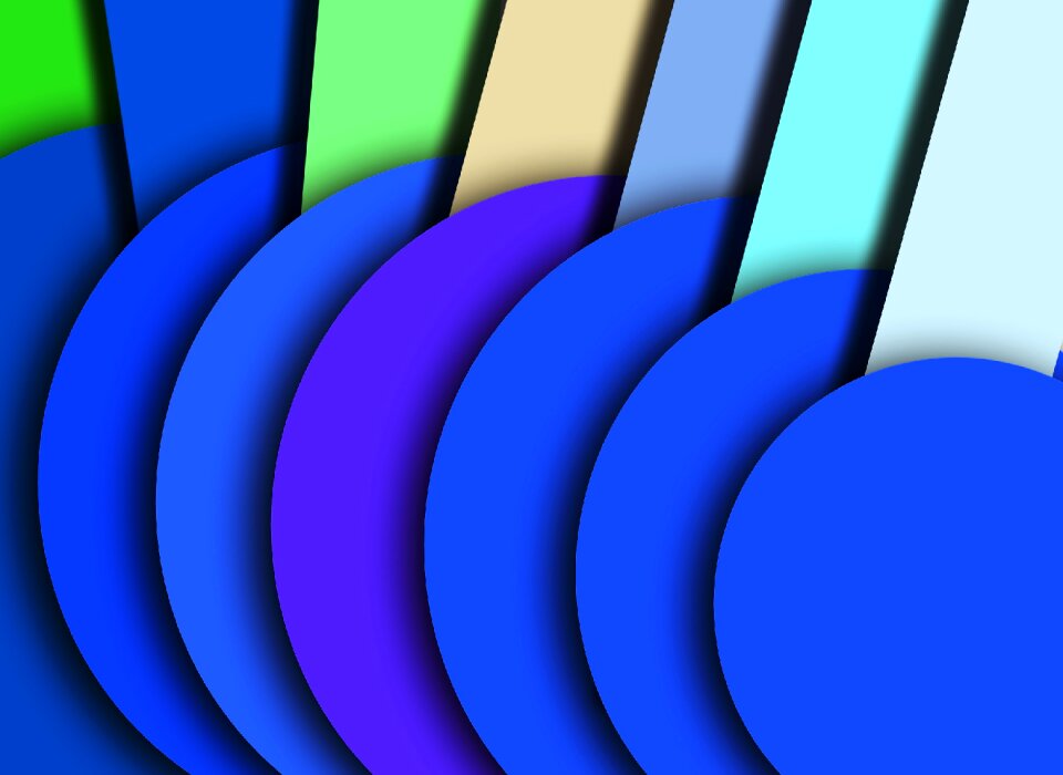 Round pattern backgrounds
