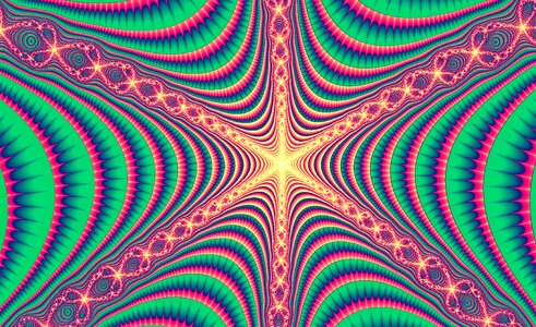 Pink green Free illustrations