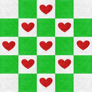 Checkerboard green grey