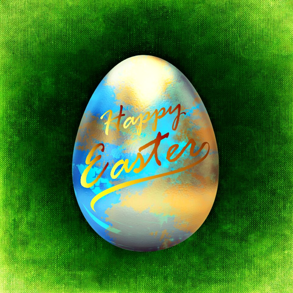 Egg colorful painted