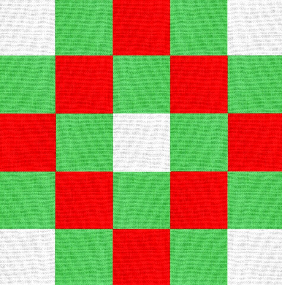 Red green white