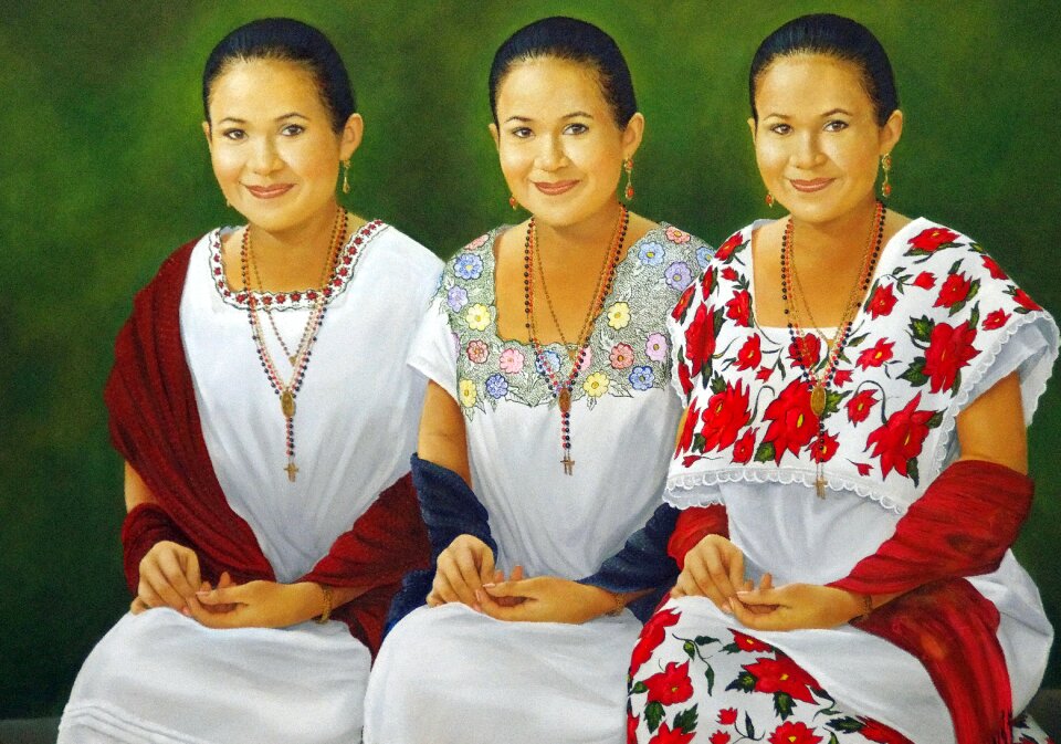 Triplets costume traditonnel