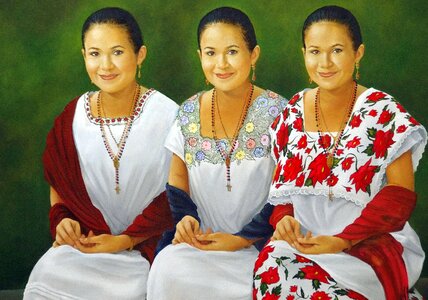 Triplets costume traditonnel