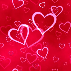 Love heart valentine pattern