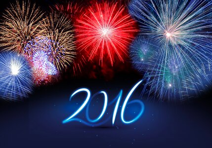 New year's eve 2016 pyrotechnics