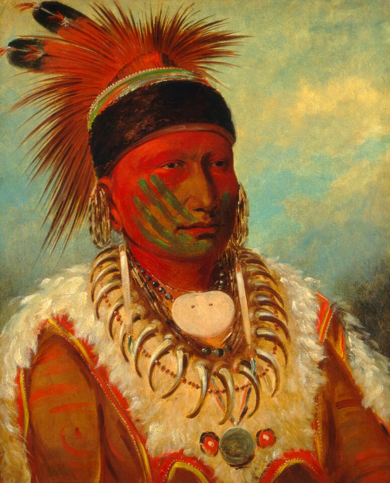 George catlin 1831 the white cloud