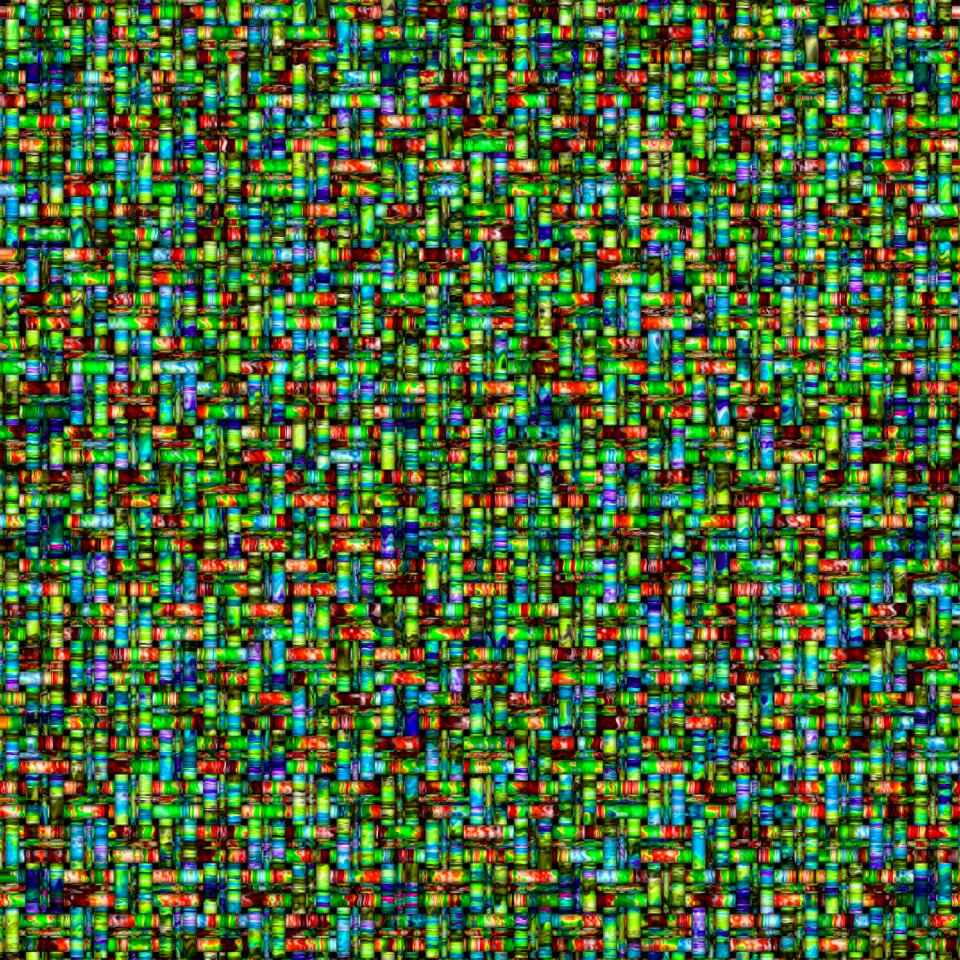 Decorative background structure