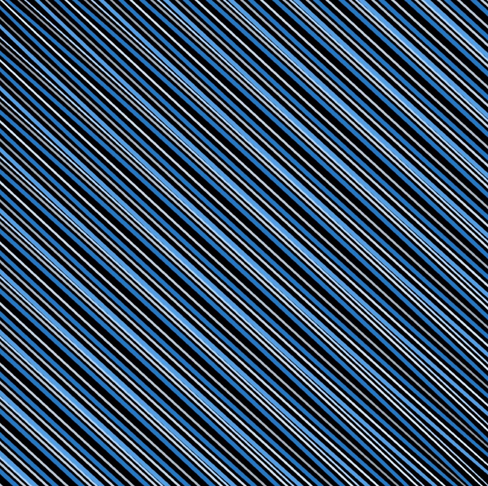 Geometric blue silver
