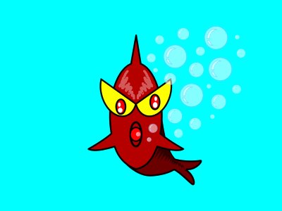 Illustration sea bubbles