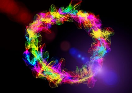 Line colorful color