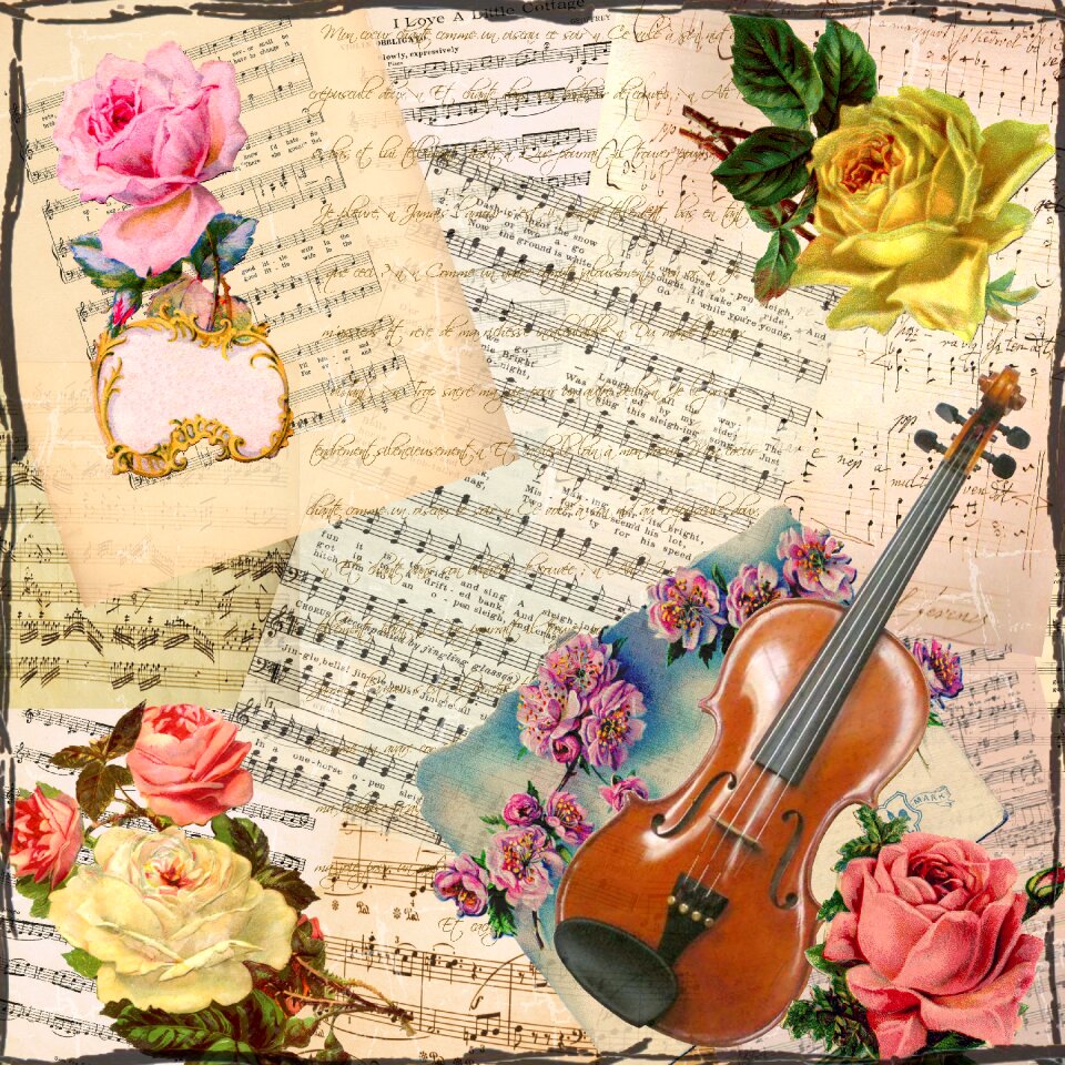 Paper scrapbooking background