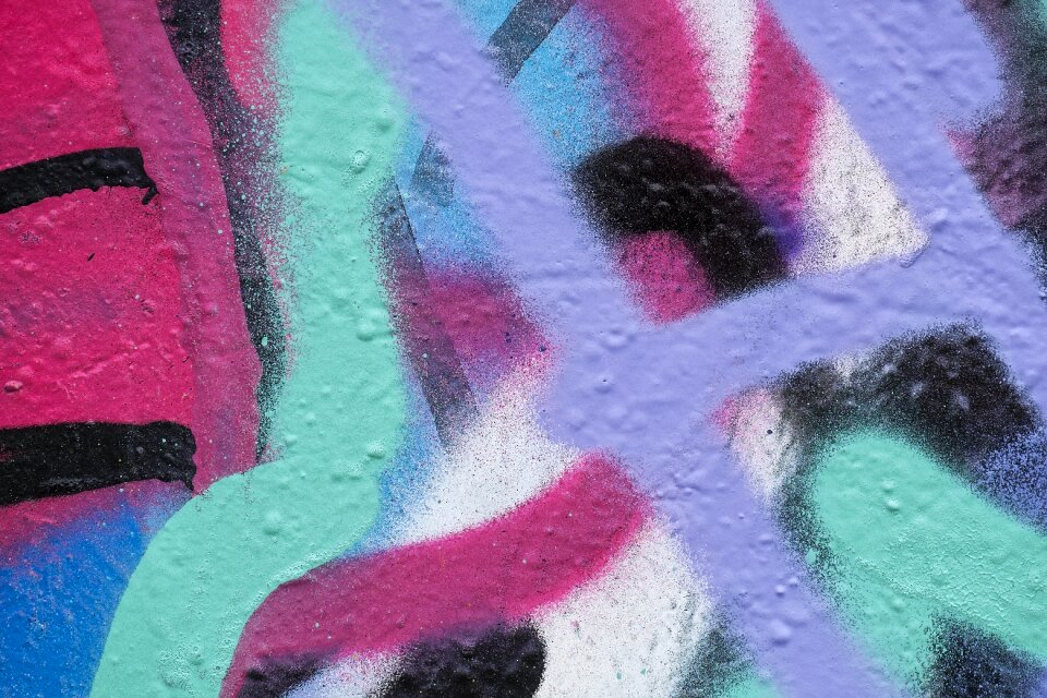 Background colourful graffiti