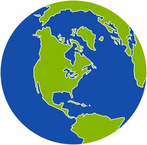 Earth map planet