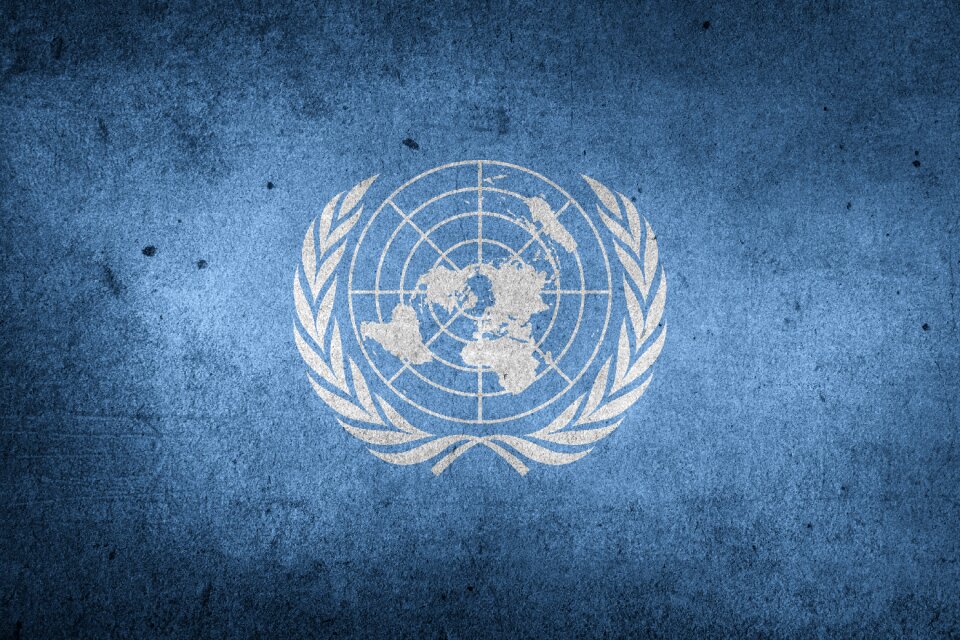 Un grunge blue world