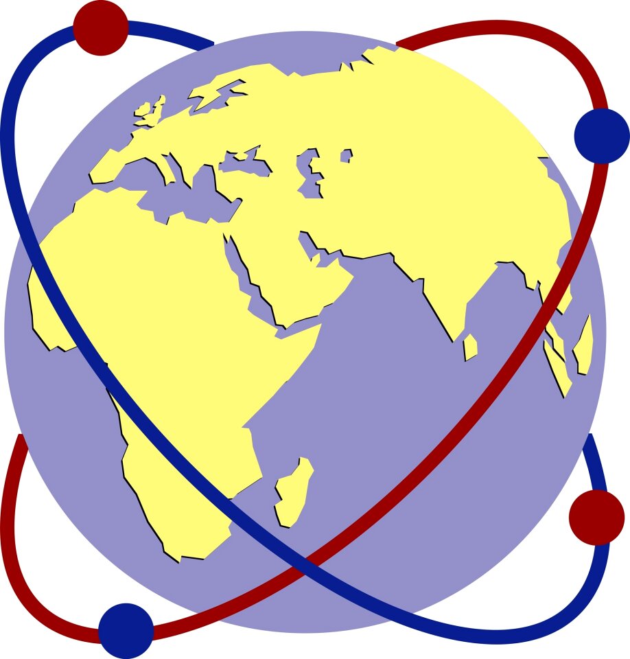 Earth map planet