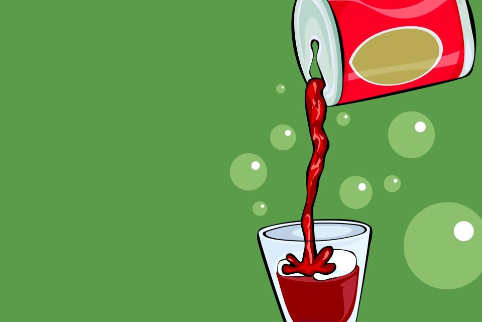Drink beverage pour