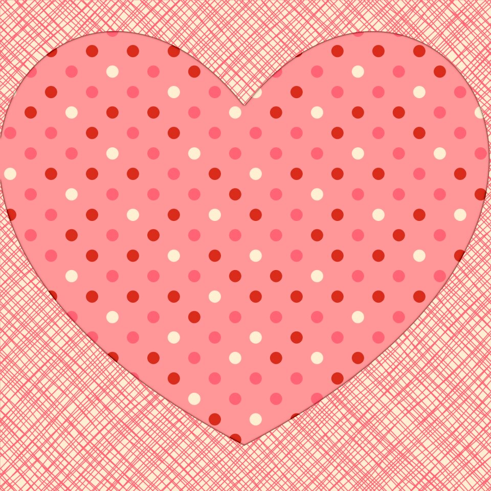 Pink girl heart