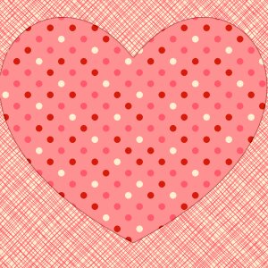 Pink girl heart