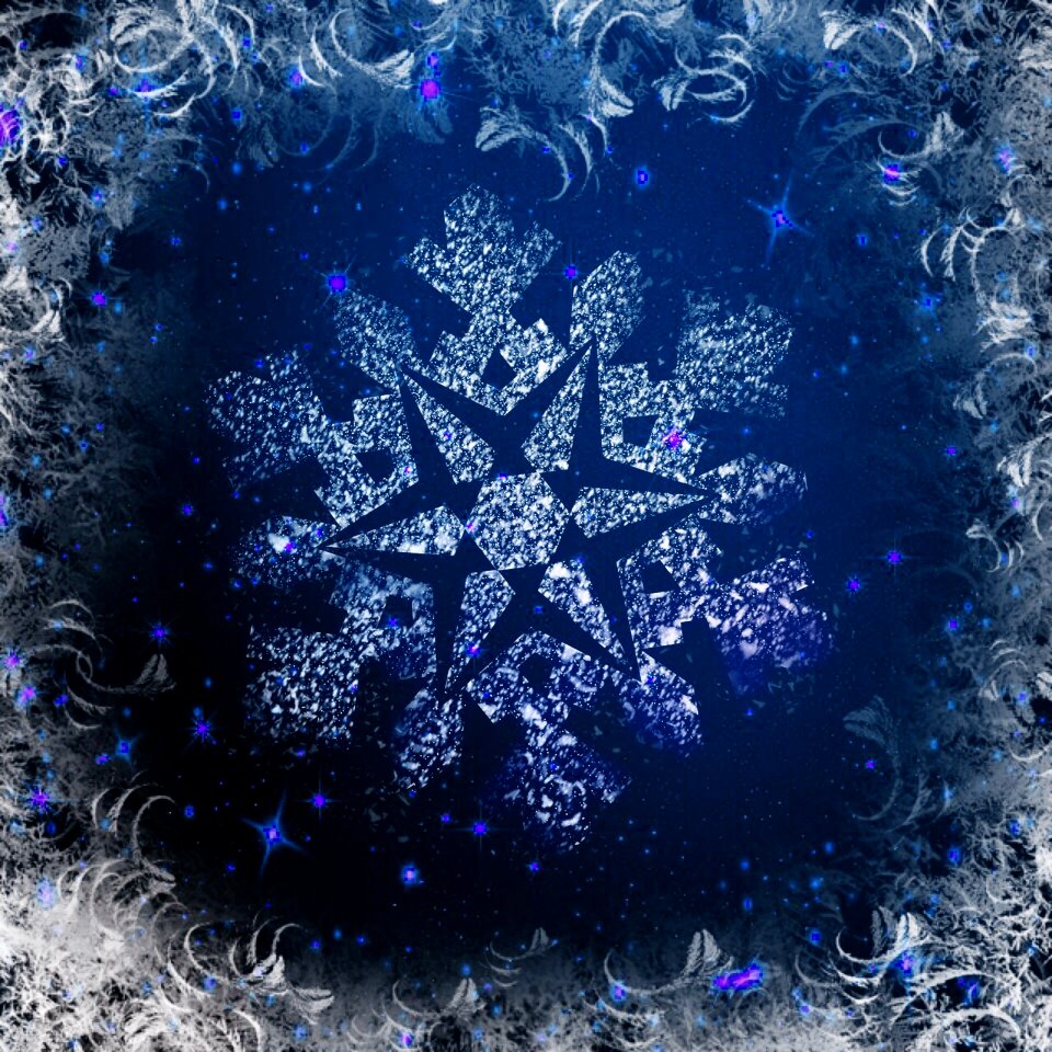 Winter background postcard christmas greeting