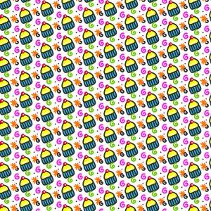 Cake pattern wallpaper