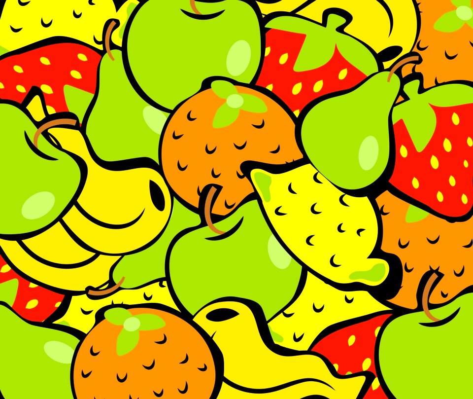 Background design strawberry