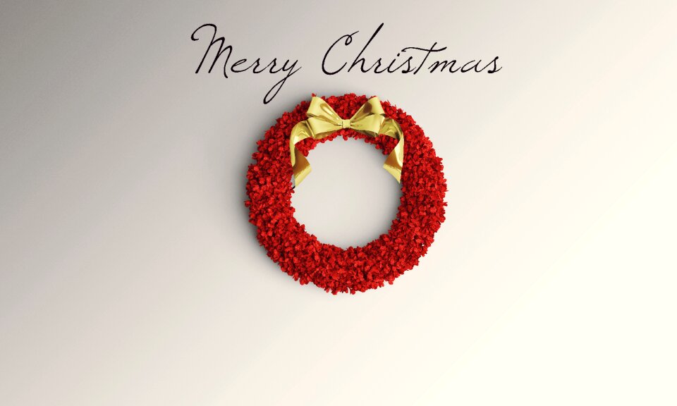 Christmas wreath merry xmas