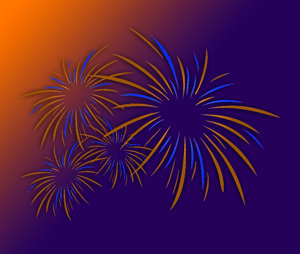 Party celebrate fireworks