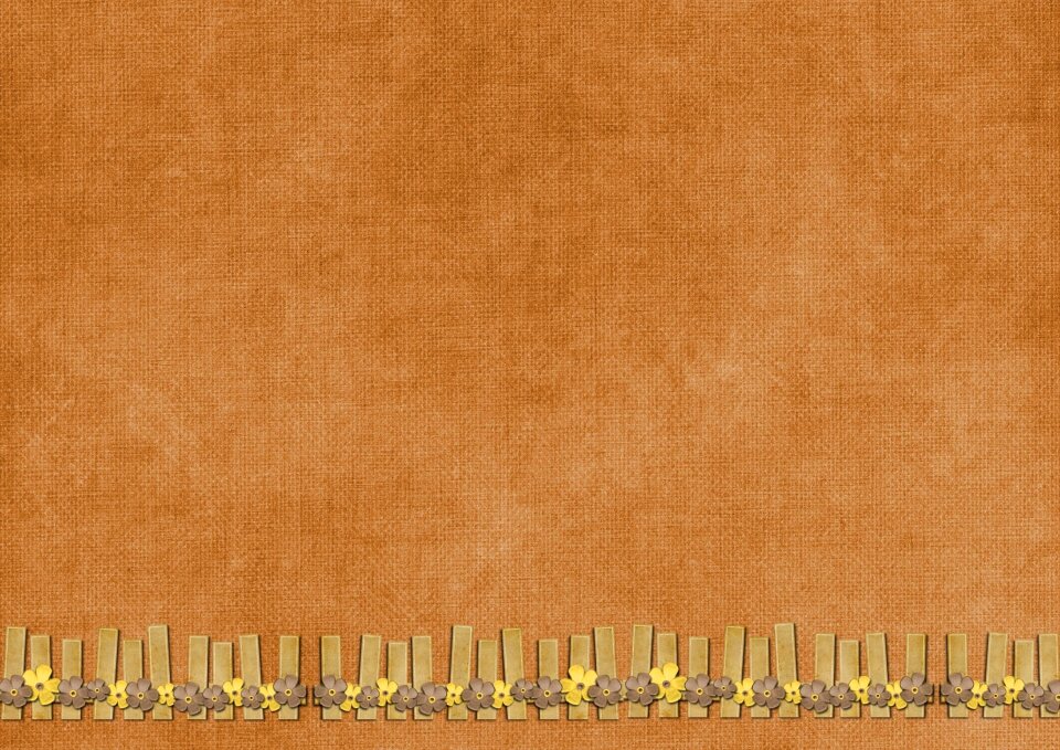 Brown pegs flower