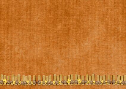 Brown pegs flower