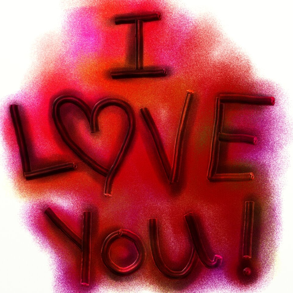 Typography typographic love