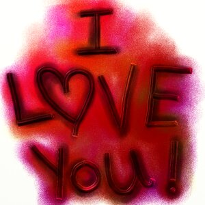 Typography typographic love