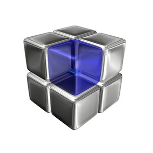 Metal business puzzle