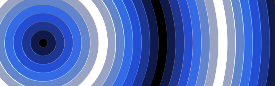 Curves colour blue banner