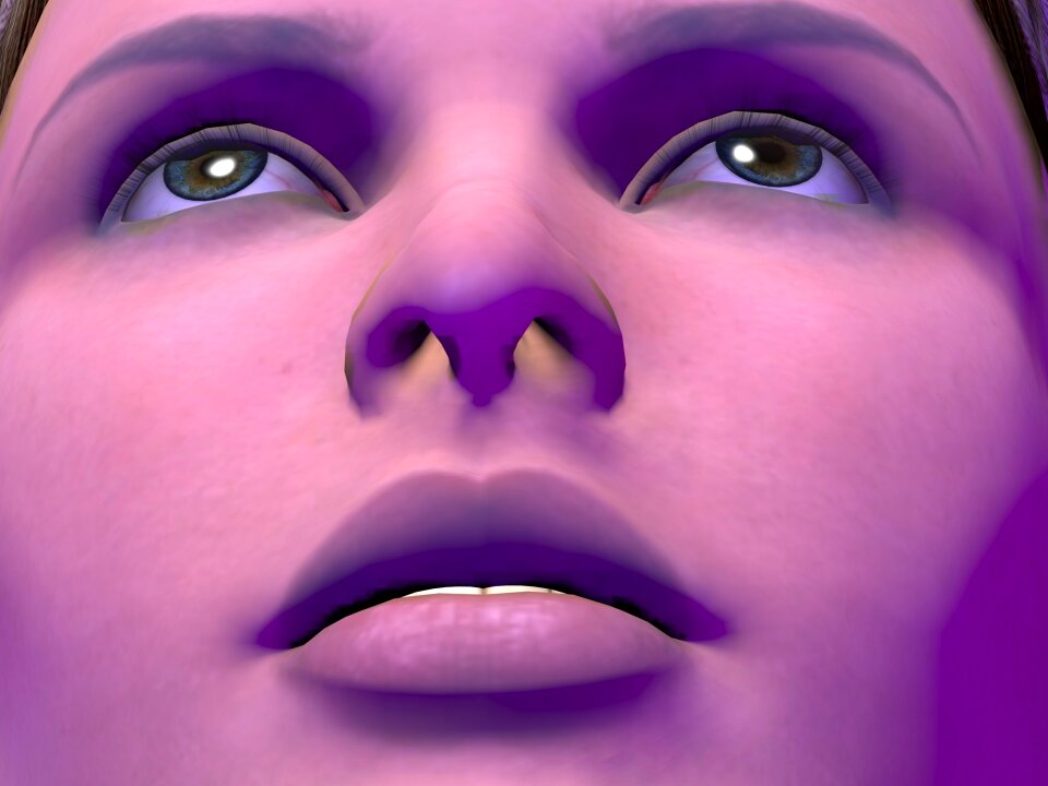 Features facial expressive
