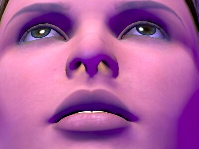 Features facial expressive