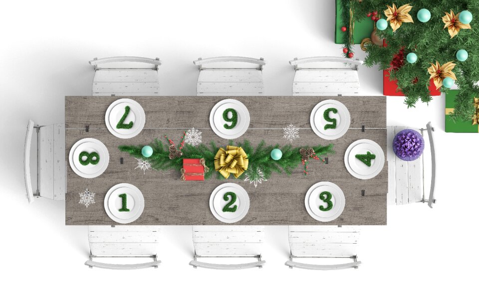 Decorated tradition presents