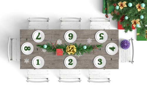 Decorated tradition presents