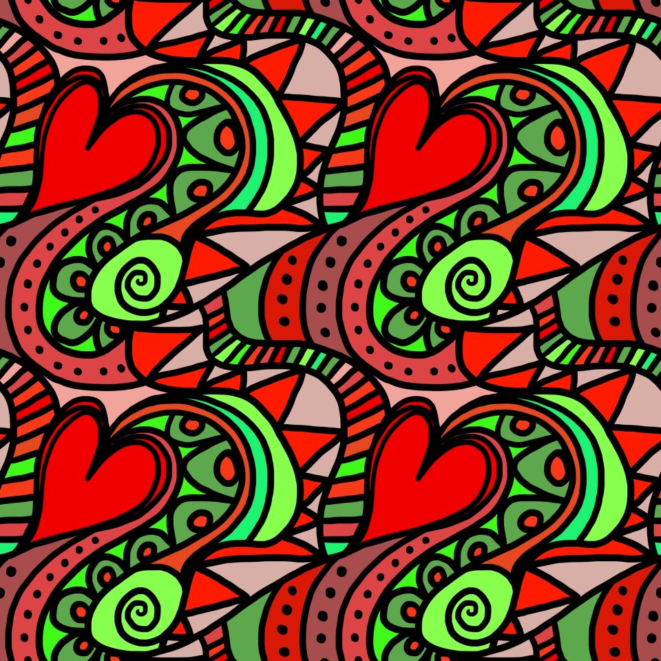 Abstract pattern seamless pattern