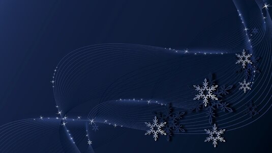 Christmas dark snow