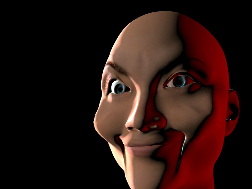 Features facial expressive