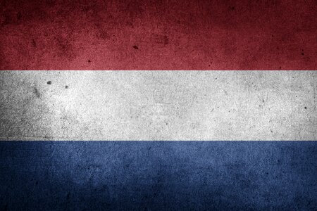 Holland national flag grunge