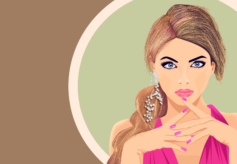 Woman young pink