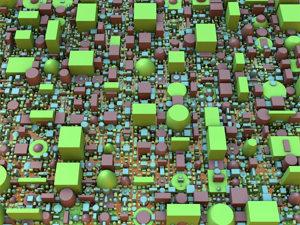 Render sphere background