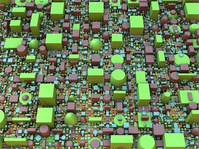 Render sphere background