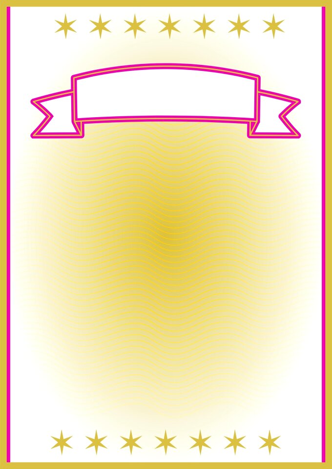 Poster certificate award
