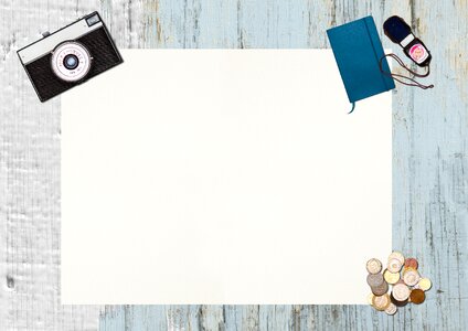 Blank empty paper