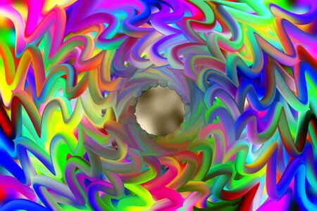 Neon graphic shining