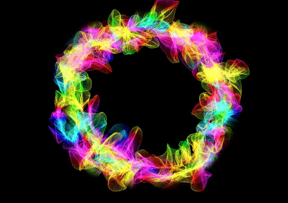 Line colorful color