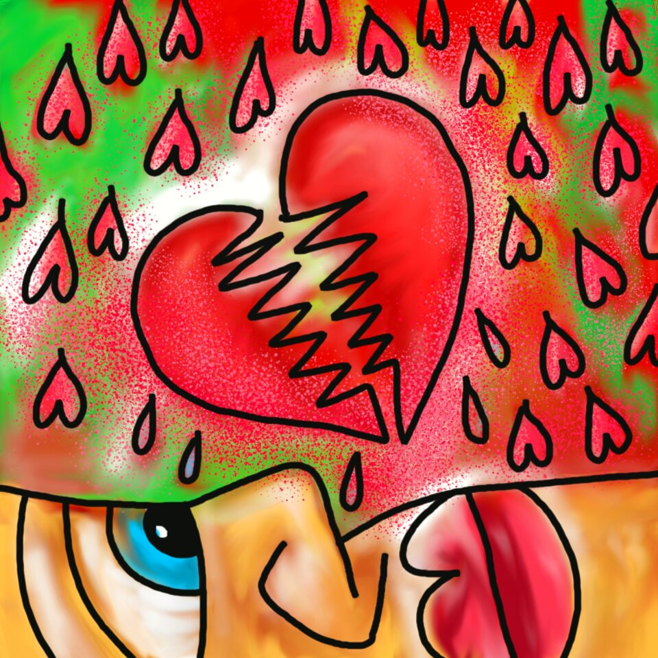 Broken heart hearts shapes