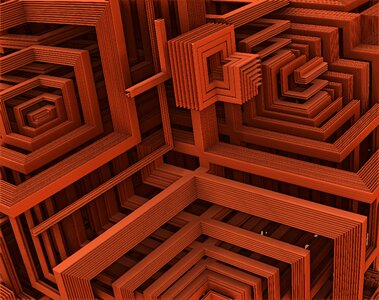 Fractal digit Free illustrations